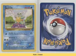 Squirtle Pokemon Base Set 2 #93 2000 READ 2f4 - Image 3