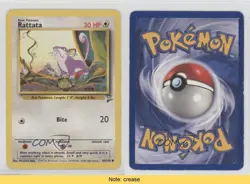 Rattata Pokemon Base Set 2 #89 2000 READ 2f4 - Image 3
