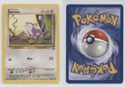Rattata Pokemon Base Set 2 #89 2000 i9x - Image 3