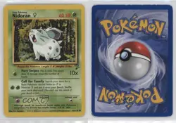 Nidoran F Pokemon Base Set 2 #82 2000 13wt - Image 3