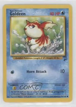 Goldeen Pokemon Base Set 2 #76 2000 11dt - Image 1