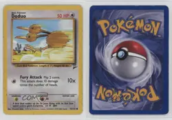 Doduo Pokemon Base Set 2 #72 2000 17t2 - Image 3