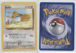 Doduo Pokemon Base Set 2 #72 2000 1b9b - Image 3