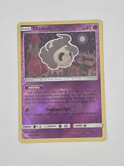 Duskull 83/236 Sm-Cosmic Eclipse Reverse Holo - LP/NM - Pokemon Card - Image 1