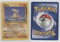 Cubone Pokemon Base Set 2 #70 2000 12g7 - Image 3