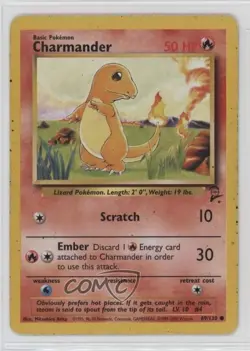 Charmander Pokemon Base Set 2 #69 2000 17t2 - Image 1