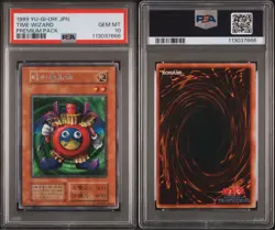 YuGiOh Time Wizard PSA10 Secret Rare Japanese Vintage Early Edition - Image 3