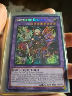 Artmage Diactorus DUAD-EN032 Secret Rare Duelist's Advance NM 1st Ed YUGIOH - Image 2