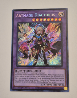 Artmage Diactorus DUAD-EN032 Secret Rare Duelist's Advance NM 1st Ed YUGIOH - Image 1