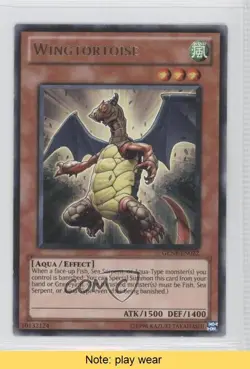 Wingtortoise Unlimited YuGiOh Generation Force #GENF-EN022 READ 1i3 - Image 1