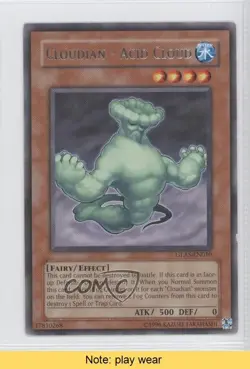 Cloudian - Acid Cloud (R) Unlimited YuGiOh Gladiator's Assault #GLAS-EN010 0b5 - Image 1