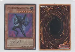 Evil HERO Malicious Edge Unlimited YuGiOh Gladiator's Assault #GLAS-EN003 ic4 - Image 3