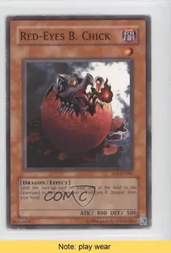 Red-Eyes B Chick Unlimited YuGiOh Dragon's Roar Structure Deck #SD1-EN007 0j6 - Image 1
