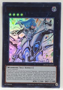 Yugioh Asia-English Argostars - Adventurous Arion DUAD-AE045 Ultra Rare - Image 1