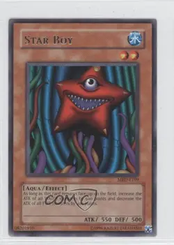 Star Boy (R) European Unlimited YuGiOh Metal aiders #MRD-E109 2002 tv5 - Image 1