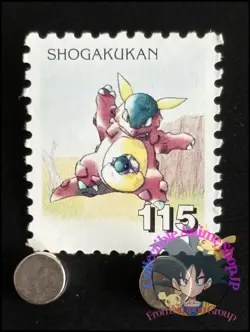 Kangaskhan Pokemon Stamp Card Japanese Shogakukan Nintendo Game Anime TCG H - Image 1