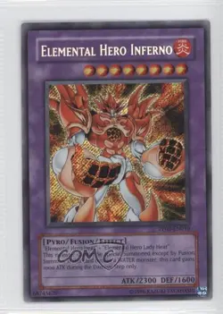 Elemental HERO Inferno YuGiOh Premium Pack 2 #PP02-EN010 2008 1g3 - Image 1