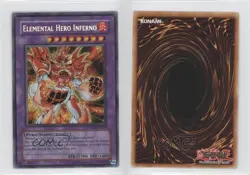 Elemental HERO Inferno YuGiOh Premium Pack 2 #PP02-EN010 2008 1g3 - Image 3