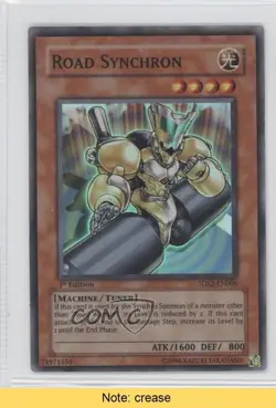 Road Synchron 1st Ed. YuGiOh 5D's 2 Starter Deck #5DS2-EN006 2009 READ 0c4 - Image 1