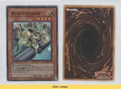 Road Synchron 1st Ed. YuGiOh 5D's 2 Starter Deck #5DS2-EN006 2009 READ 0c4 - Image 3