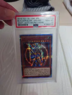 YuGiOh Black Luster Soldier PSA10 20th Secret Rare 2019 Japanese Card - Image 1
