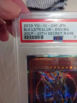 YuGiOh Black Luster Soldier PSA10 20th Secret Rare 2019 Japanese Card - Image 3