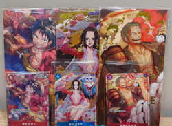 Hancock Luffy Zoro Set 3 Promo One Piece Card Game Lunar New Year Red Packet - Image 1