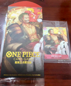 Hancock Luffy Zoro Set 3 Promo One Piece Card Game Lunar New Year Red Packet - Image 4