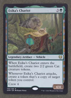 Mtg Esikas Chariot 169 Regular Green Kaldheim; M/NM - Image 1