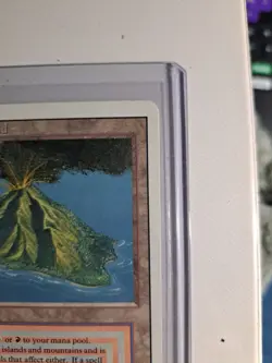 Volcanic Island MTG 3rd Edition Revised Dual Land Magic the Gathering - Image 3