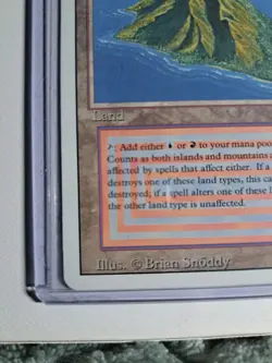 Volcanic Island MTG 3rd Edition Revised Dual Land Magic the Gathering - Image 4