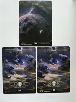 Swamps 242 / 237 x2 NM Land MTG Unfinity Borderless Magic - Image 1