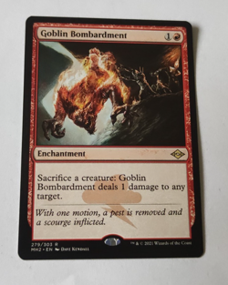 MtG Goblin Bombardment (MH2-279) Rare English MINT - Image 1