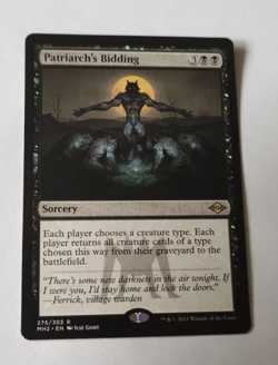 MtG Patriarch's Bidding (MH2-275) Rare English MINT - Image 1