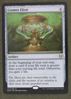 Mtg Cosmos Elixir 237 Regular Colorless Kaldheim; M/NM - Image 1