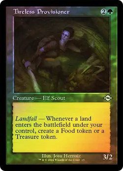 Tireless Provisioner Foil Retro Frame Modern Horizons 3 NM MTG - Image 1