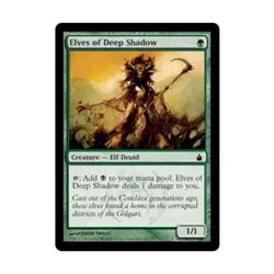 WOTC MtG Ravnica Elves of Deep Shadow (C) (Foil) VG - Image 1