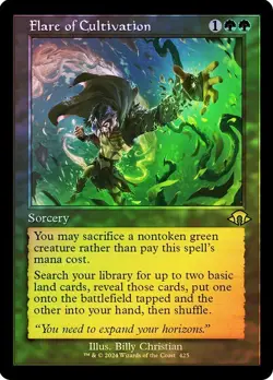 Flare of Cultivation Foil Retro Frame Modern Horizons 3 NM MTG - Image 1