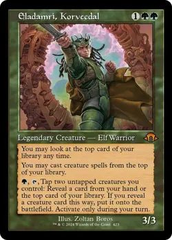 Eladamri, Korvecdal Retro Frame Modern Horizons 3 NM MTG - Image 1