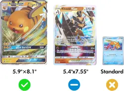 Jumbo Card Binder for Pokemon Jumbo Cards iofeiwakR Oversized 2 Pockets Card ... - Image 2