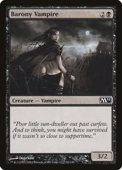 [MTG] Barony Vampire (082) (M11) LP-HP - Image 1
