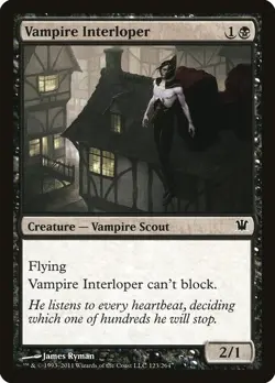 [MTG] Vampire Interloper (123) (ISD) LP-HP - Image 1
