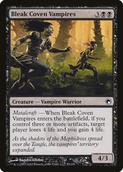 [MTG] Bleak Coven Vampires (055) (SOM) LP-HP - Image 1
