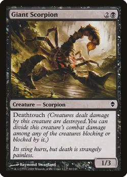 [MTG] Giant Scorpion (090) (ZEN) LP-HP - Image 1