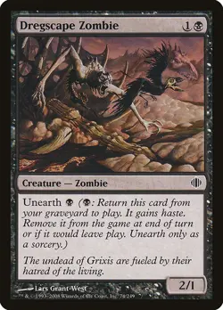 [MTG] Dregscape Zombie (074) (ALA) LP-HP - Image 1