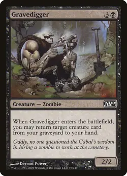 [MTG] Gravedigger (097) (M10) LP-HP - Image 1