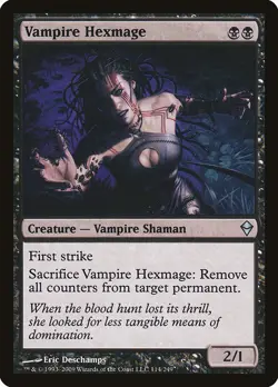 [MTG] Vampire Hexmage (114) (ZEN) LP-HP - Image 1