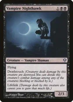 [MTG] Vampire Nighthawk (116) (ZEN) LP-HP - Image 1