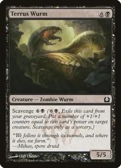 [MTG] Terrus Wurm (080) (RTR) LP-HP - Image 1