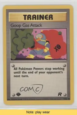 Goop Gas Attack 1st Ed. Pokemon Team Rocket #78 2000 READ u3f - Image 1